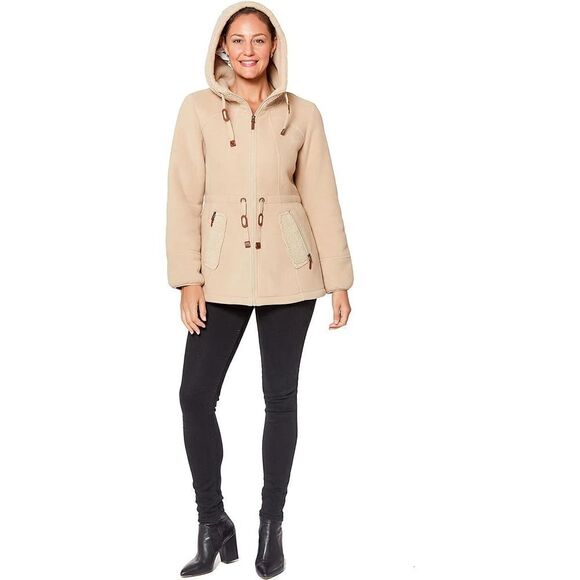 Koolaburra by Ugg Women's Long-Sleeve Outerwear Jacket Doe Tan Small - Picture 7 of 7